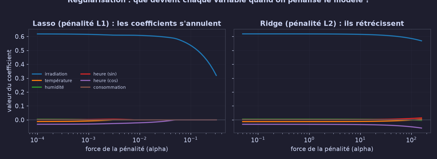 Régularisation : Lasso et Ridge